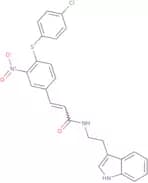 3-(4-(4-Chlorophenylthio)-3-nitrophenyl)-N-(2-indol-3-ylethyl)prop-2-enamide
