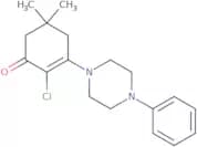 2-Chloro-5,5-dimethyl-3-(4-phenylpiperazinyl)cyclohex-2-en-1-one