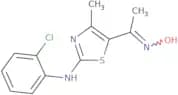 (2-Chlorophenyl)(3-((hydroxyimino)ethyl)-4-methyl(2,5-thiazolyl))amine