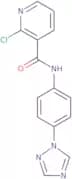 (2-Chloro(3-pyridyl))-N-(4-(1,2,4-triazolyl)phenyl)formamide