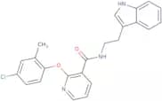 (2-(4-Chloro-2-methylphenoxy)(3-pyridyl))-N-(2-indol-3-ylethyl)formamide
