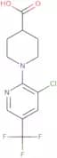 1-[3-chloro-5-(trifluoromethyl)-2-pyridinyl]-4-piperidinecarboxylic acid