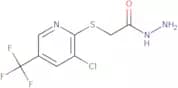 2-{[3-chloro-5-(trifluoromethyl)-2-pyridinyl]sulfanyl}acetohydrazide