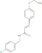 N-((4-chlorophenyl)methyl)-3-(4-ethoxyphenyl)prop-2-enamide