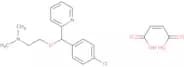 2-[(4-Chlorophenyl)-2-pyridinylmethoxy]-N,N-dimethylethanamine maleate salt