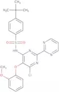 N-[6-Chloro-5-(2-methoxyphenoxy)-(2,2-bipyrimidine)4-4-yl]-(1,1-dimethylethyl)-benzenesulfonamide