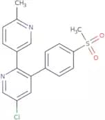5-Chloro-2-(6-methylpyridin-3-yl)-3-(4-methylsulfonylphenyl)pyridine