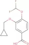 3-Cyclopropylmethoxy-4-difluoromethoxy-benzoic acid