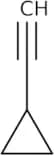 Cyclopropyl acetylene