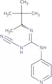 (+/-)-N-Cyano-N'-4-pyridinyl-N'-(1,2,2-trimethylpropyl)guanidine monohydrate