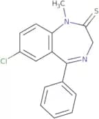 7-Chloro-1,3-dihydro-1-methyl-5-phenyl-2H-1,4-benzodiazepine-2-thione