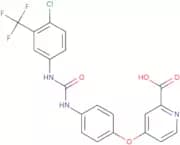 4-[4-({[4-chloro-3-(trifluoromethyl)phenyl]carbamoyl}amino)phenoxy]pyridine-2-carboxylic acid