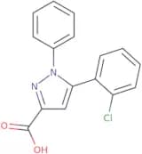 3-Carboxy-5-(2-chlorophenyl)-1-phenylpyrazole
