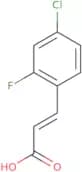 4-Chloro-2-fluorocinnamic acid