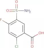 2-Chloro-4-fluoro-5-sulfamoylbenzoic acid