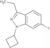 1-Cyclobutyl-3-ethyl-6-fluoro-1H-indazole