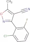 3-(2-Chloro-6-Fluorophenyl)-5-Methyl-1,2-Oxazole-4-Carbonitrile
