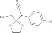 α-(4-Chlorophenyl)-2-ethyl-1,3-dioxolane-2-acetonitrile