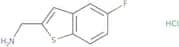 (5-Fluoro-1-benzothiophen-2-yl)methanamine hydrochloride