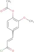 (2E)-3-[4-(Acetyloxy)-3-methoxyphenyl]-2-propenoyl chloride