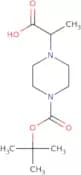 2-(1-tert-Butoxycarbonylpiperazin-4-yl)propionic acid