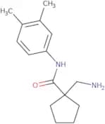 1-(Aminomethyl)-N-(3,4-dimethylphenyl)cyclopentane-1-carboxamide
