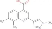 7,8-Dimethyl-2-(1-methyl-1H-pyrazol-4-yl)quinoline-4-carboxylic acid