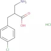 3-Amino-2-[(4-chlorophenyl)methyl]propanoic acid hydrochloride