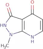 1-Methyl-1H,2H,3H,4H,7H-pyrazolo[3,4-b]pyridine-3,4-dione