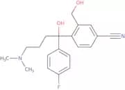 4-[4-(Dimethylamino)-1-(4-fluorophenyl)-1-hydroxybutyl]-3-(hydroxymethyl)benzonitrile