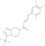 (2E)-1-[5,6-Dihydro-3-(trifluoromethyl)-1,2,4-triazolo[4,3-a]pyrazin-7(8H)-yl]-4-(2,4,5-trifluorop…