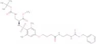 [2,6-Dimethyl-4-(3-[2-(Z-amino)-ethylcarbamoyl]-propoxy)-benzenesulfonyl]-Dap (Boc)-OMe