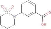 3-(1,1-Dioxido-1,2-thiazinan-2-yl)benzoic acid