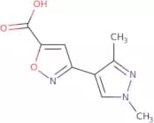 3-(1,3-Dimethyl-1H-pyrazol-4-yl)isoxazole-5-carboxylic acid
