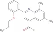 6,8-Dimethyl-2-(2-propoxyphenyl)quinoline-4-carbonyl chloride