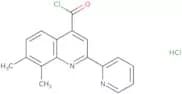 7,8-Dimethyl-2-pyridin-2-ylquinoline-4-carbonyl chloride hydrochloride