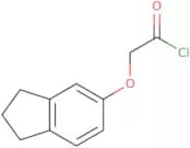 (2,3-Dihydro-1H-inden-5-yloxy)acetyl chloride