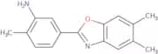 [5-(5,6-Dimethyl-1,3-benzoxazol-2-yl)-2-methylphenyl]amine