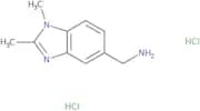 [(1,2-Dimethyl-1H-benzimidazol-5-yl)methyl]amine dihydrochloride