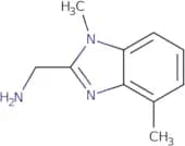 [(1,4-Dimethyl-1H-benzimidazol-2-yl)methyl]amine