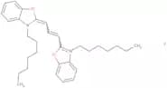 3,3'-Diheptyloxacarbocyanine iodide