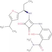 3-[[3-[(Dimethylamino)carbonyl]-2-hydroxyphenyl]amino]-4-[[(R)-1-(4-isopropylfuran-2-yl)propyl]ami…