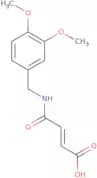 3-(N-((3,4-Dimethoxyphenyl)methyl)carbamoyl)prop-2-enoic acid