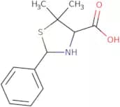5,5-Dimethyl-2-phenyl-1,3-thiazolidine-4-carboxylic acid