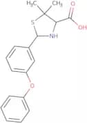 5,5-dimethyl-2-(3-phenoxyphenyl)-1,3-thiazolidine-4-carboxylic acid