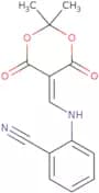 2-(((4,4-dimethyl-2,6-dioxo-3,5-dioxanylidene)methyl)amino)benzenecarbonitrile