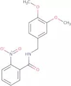 N-((3,4-dimethoxyphenyl)methyl)(2-nitrophenyl)formamide