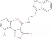 (3-(2,6-dichlorophenyl)-5-methylisoxazol-4-yl)-N-(2-indol-3-ylethyl)formamide