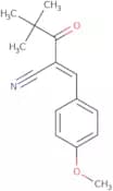 2-(2,2-dimethylpropanoyl)-3-(4-methoxyphenyl)prop-2-enenitrile