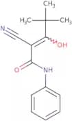 2-(2,2-dimethylpropanoyl)-3-hydroxy-3-(phenylamino)prop-2-enenitrile